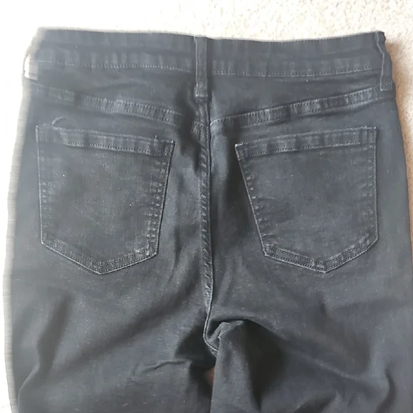 Abound Black Womens Jeans. Stretch Flare Bell Bottoms - Picture 3 of 5